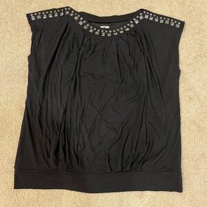 Worthington Jewel Studded Blouse